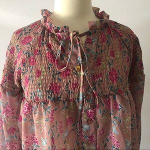 TOP /BLOUSE SIZE M TRUE DESTINY SHIRT CROP SMOCK  NWT